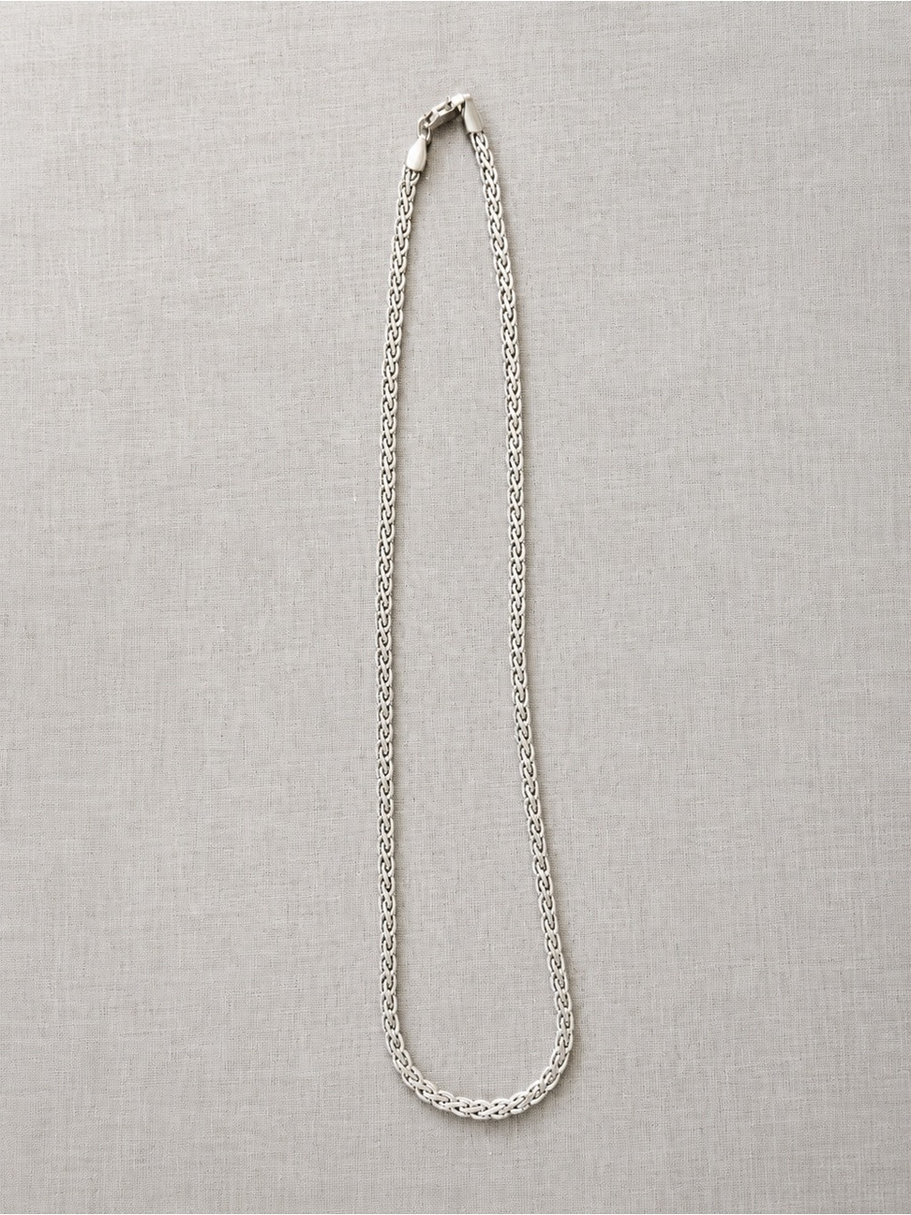 925 Sterling Silver Wheat Chain Necklace - Silver 15 grams